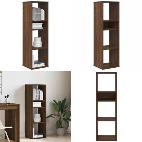 Libreria Rovere Marrone 34x31x112 cm in Legno Multistrato - Libreria marrone - Libreria multistrato