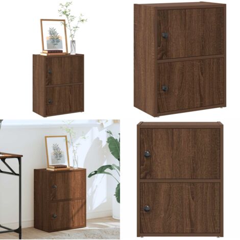 Libreria Rovere Marrone 40x24x52 cm in Legno Multistrato - Libreria marrone - Libreria multistrato