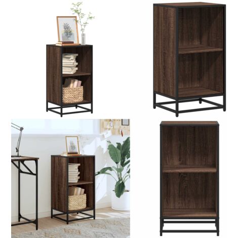 Libreria Rovere Marrone 40x35x76 cm in Legno Multistrato - Libreria marrone - Libreria moderna