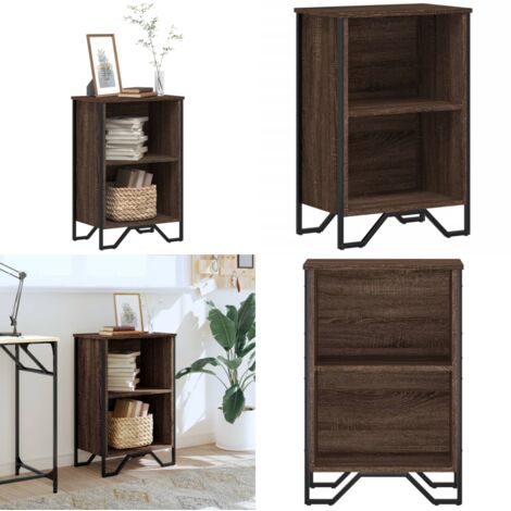 Libreria Rovere Marrone 50x31x74,5 cm in Legno Multistrato - Libreria moderna - Libreria marrone