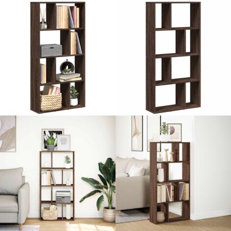 Libreria Rovere Marrone 60x20x120,5 cm in Truciolato - Libreria moderna - Libreria con scomparti