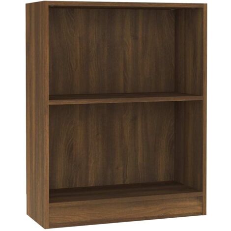 Libreria Rovere Marrone 60x24x76 cm in Legno Multistrato vidaXL