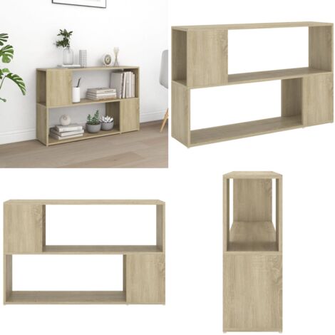 Libreria Rovere Sonoma 100x24x63 cm in Truciolato - Libreria rovere sonoma - Libreria moderna