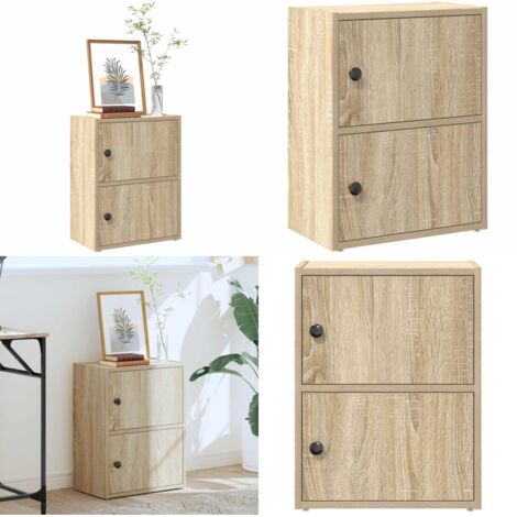 Libreria Rovere Sonoma 40x24x52 cm in Legno Multistrato - Libreria multistrato - Armadio per libri