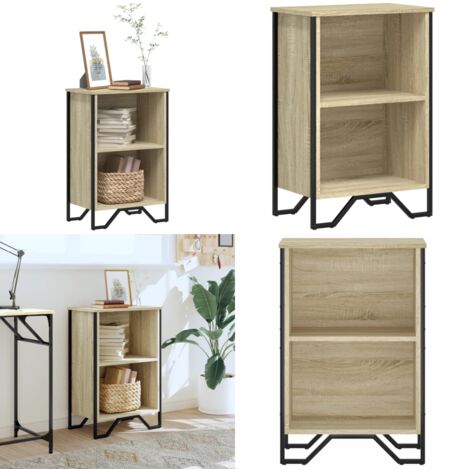 Libreria Rovere Sonoma 50x31x74,5 cm in Legno Multistrato - Libreria moderna - Libreria con scomparti
