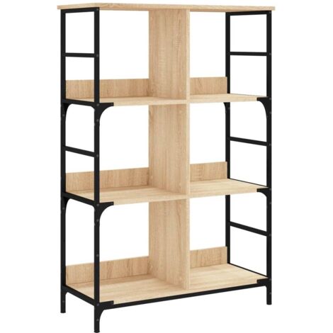 Libreria Rovere Sonoma 78,5x33x117,5 cm in Legno Multistrato vidaXL
