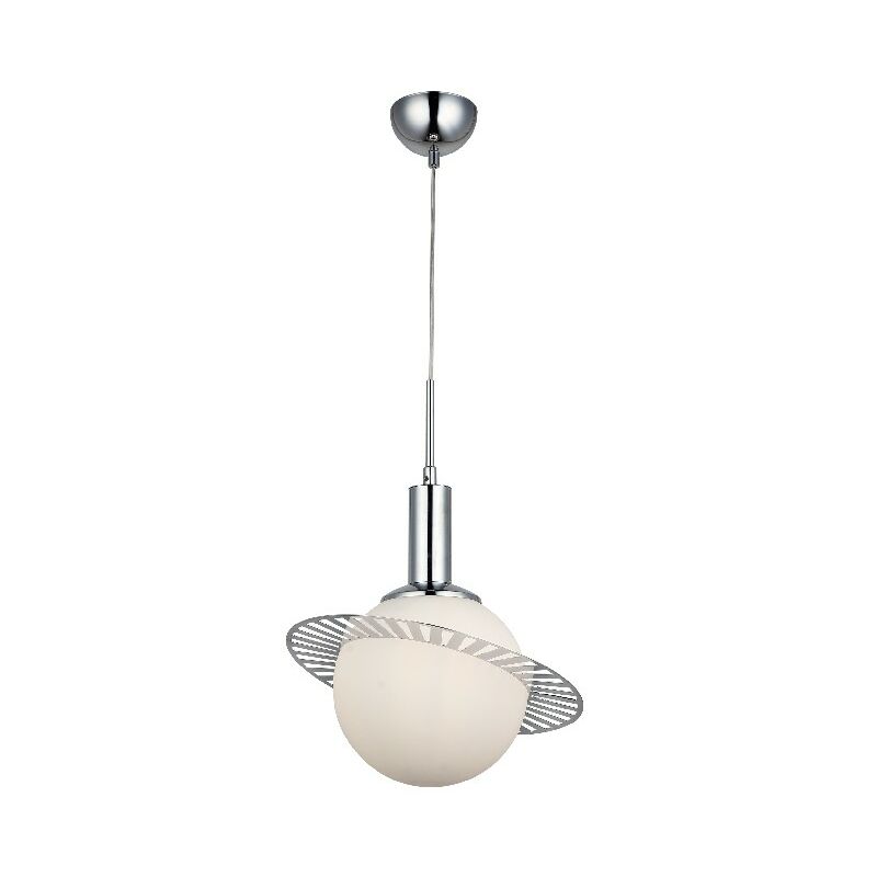 

Libreria Sammie - arana - Lampara de techo - Cromo en Metal, Vidrio, 20 x 20 x 95 cm, 1 x E27, Max 40W