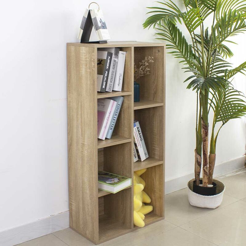 Bakaji Libreria Scaffale 7 Ripiani Casa E Ufficio Altezza 106 Cm Ar...