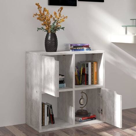 Libreria a cubi 116x118x33 cm cemento – acquista su Giordano Shop