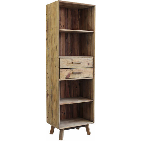 Libreria scaffale in legno di pino a 4 ripiani Linea Classic
