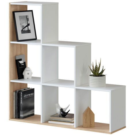 Bricopiu: Libreria scaffale multiuso con ripiani 90 X 180 X 25 cm