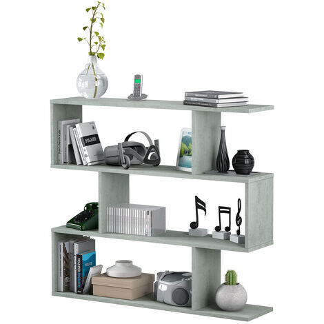 Bricopiu: Libreria scaffale multiuso con ripiani 90 X 180 X 25 cm