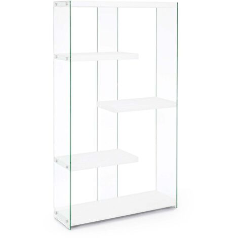 Libreria sury bianco 91.5x30 h160 - bizzotto andrea