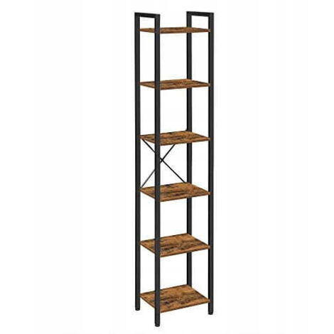 Libreria Valora LLS101B01 stile loft marrone rustico moderno