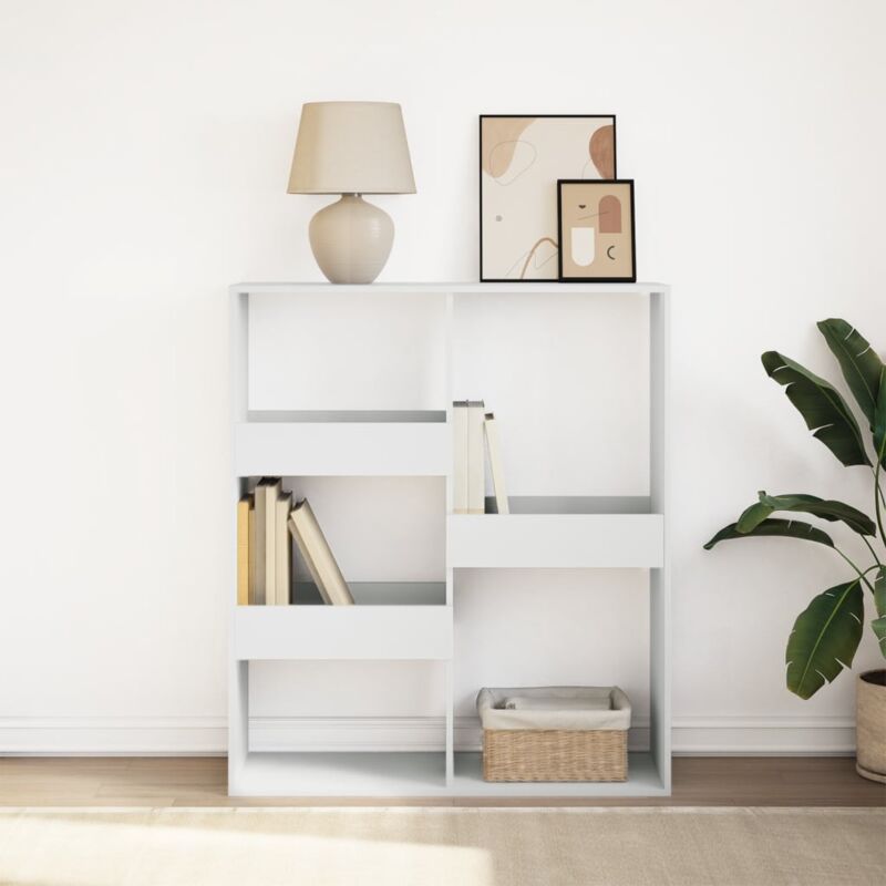 Libreria/Divisorio Bianco 100x33x115 cm