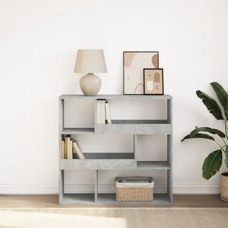 Libreria/Divisorio Grigio Cemento 100x33x94,5 cm