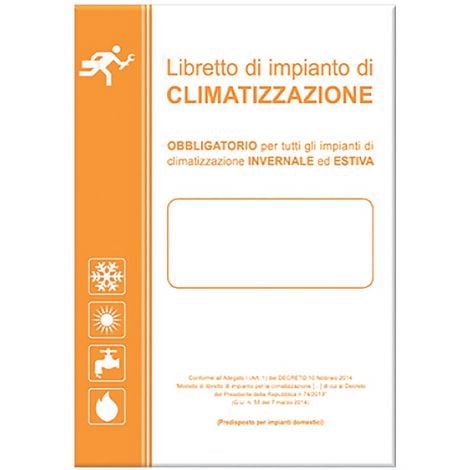 FERRARI SRL Libretto impianto domestico climatizzazione invernale/estiva solo regione Emilia Romagna