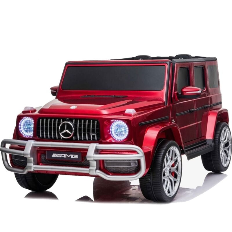 Outdoor Toys - Licensed 4WD High Door Mercedes amg G63 24V Ride On Jeep - Red