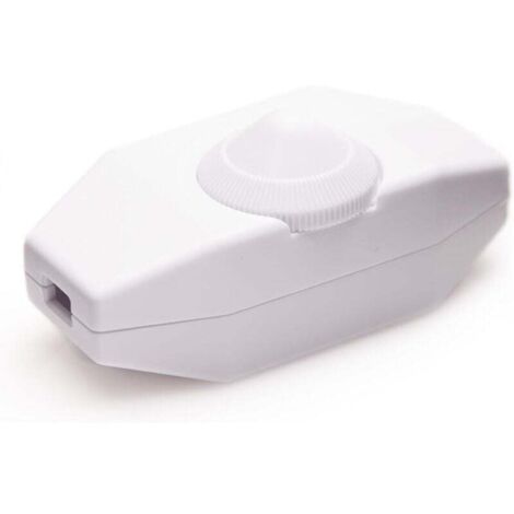Lichtdimmer, Drehschalter mit 220–230 V weißem Druckknopf für dimmbare LEDs