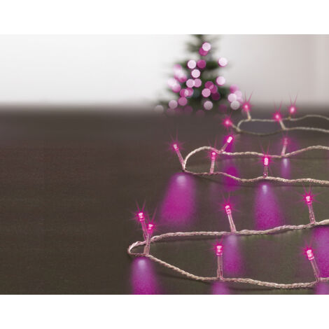 Lichterkette für Außen, mehrfarben, 100 LED