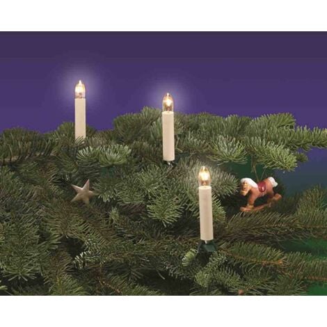 Lichterkette, Glühlampe, weiß, 10LP, IP20, 7,5m, 30W, Lichterkette Innen Typ 969 Toplampen E 10