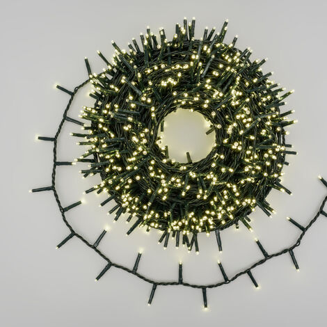 Lichterkette MiniLED ø6cm 1000 Lichter 30,5m grünes Kabel