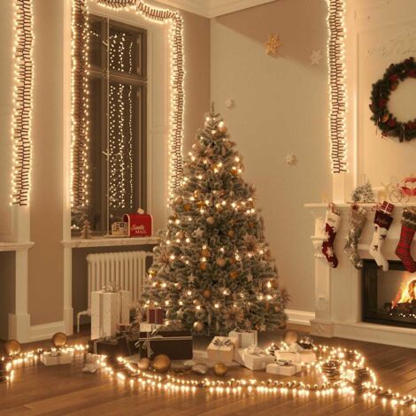 Lichterkette mit 1000 LED Warmweiß 11m PVC