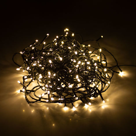 Lichterkette Mit 240 Leds 18m Warmweiss Ip44 Weihnachtsbeleuchtung