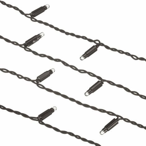 Lichtervorhang ,EXTRA', System 24, Zubehör, 49 LEDs, warmweiß, 1m, 1W