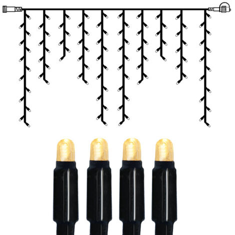 Lichtervorhang ,EXTRA', System 24, Zubehör, 98 LEDs, warmweiß, 2m, 1,74W