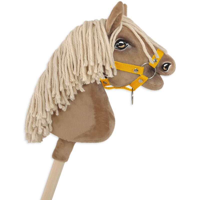 Licol Hobby Horse A4, attaché, petit - jaune