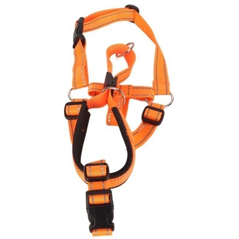 Licol Muselière en nylon pour chien Licol Muselière pour chien réglable Empêcher les aboiements de animalerie transport M