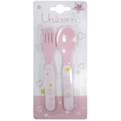 Licorne Ensemble Couverts (Fourchette, Cuillere)