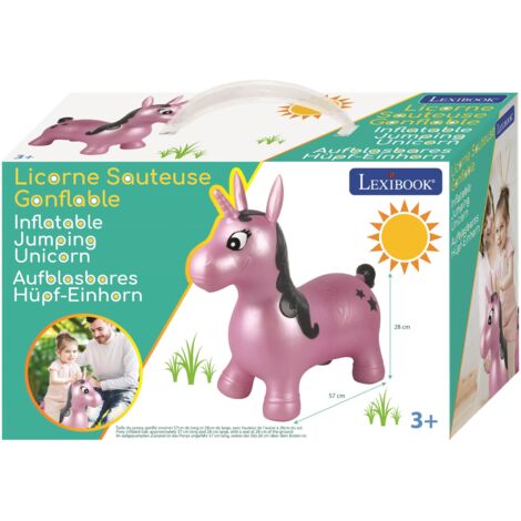 Licorne sauteuse gonflable Lexibook Violet