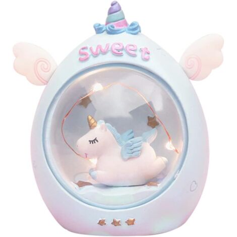 Licorne Veilleuse Led Lampe De Bureau Fille Gar on Fille