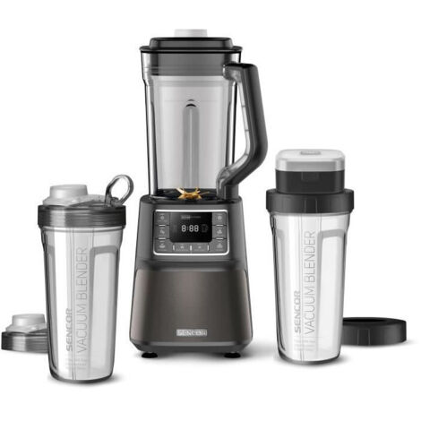 Licuadora SENCOR 7878 SERIES SET 8 Laminas Titanio 1500W Negra