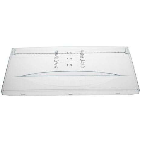 Liebherr - panneau frontal tiroir - sans sérigraphie 413 x 22 x