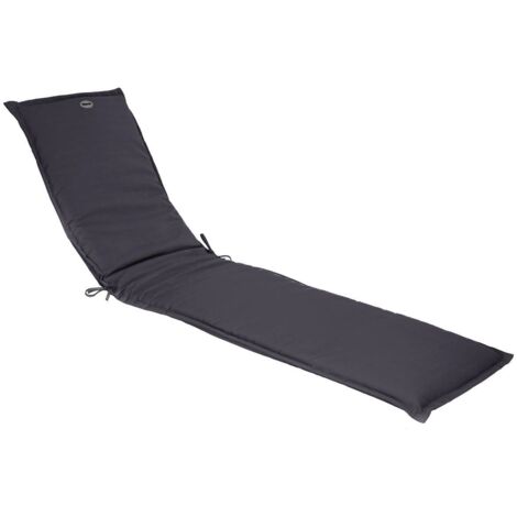 Liegenpolster Korai in Schiefergrau - 190 × 60 cm