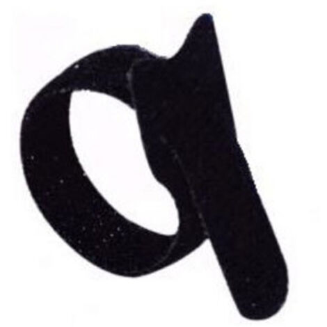Lien auto-agrippant 310 x 16 mm noir - 20 pcs
