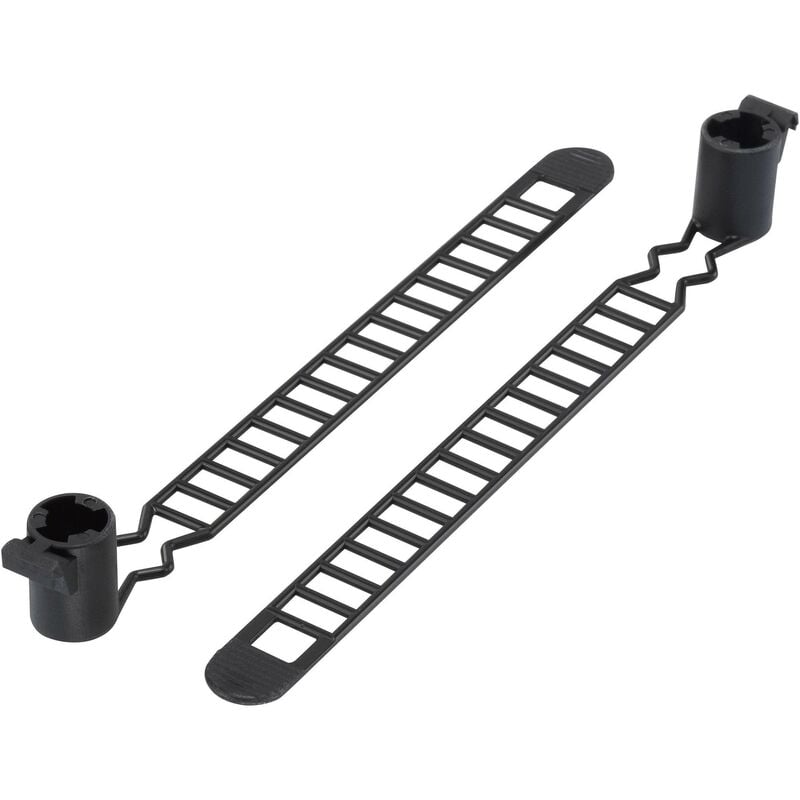 Serre-câble 120 mm x 10 mm noir TRU COMPONENTS TC-MAT-120BK203 1592781 crantage intérieur 1 pc(s) S054691