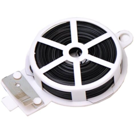 Lien de fixation en métal polyvalent de 50 m, Pour cuisine, bricolage, Attaches, Sac alimentaire, Sac de congélation, Bande d’attache 1pcs Noir