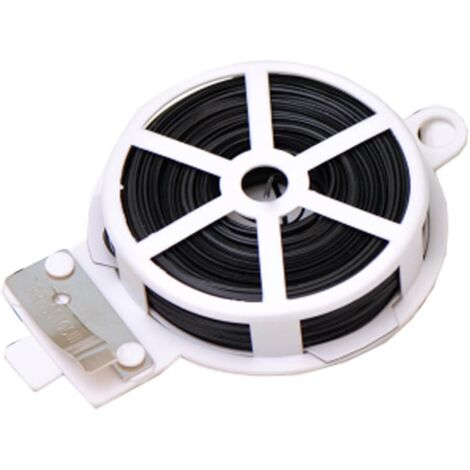 Lien de fixation en métal polyvalent de 50 m, Pour cuisine, bricolage, Attaches, Sac alimentaire, Sac de congélation, Bande d’attache 1pcs Noir