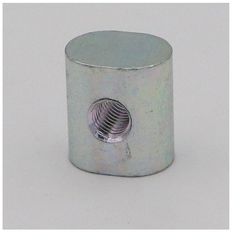 Plot Ovale 20X14X18 M7 Acier zingué blanc 200 Heures brouillard salin sans rouille rouge-100 pièces