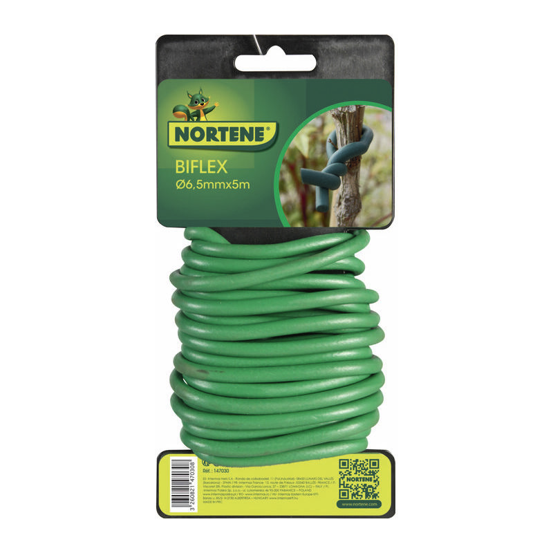 Nortene - Lien mousse avec fil de fer L.5 m