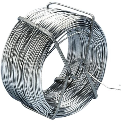 Rouleau de fil de fer galvanise 50 Mètres - Gris