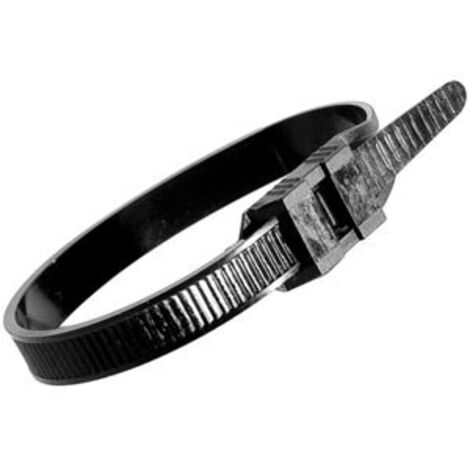 Lien serre-câbles noir nylon 180 x 9 mm - 100 pcs