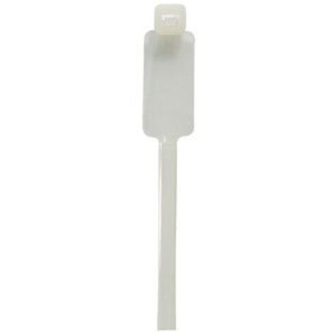 Lien serre-câbles porte-étiquette 270x4,6mm 10 pcs
