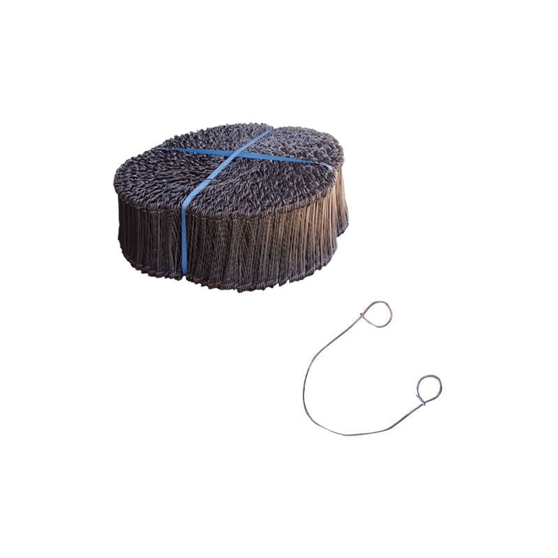 Moncoffrage - Liens métalliques à boucles de 12 cm botte de 1000