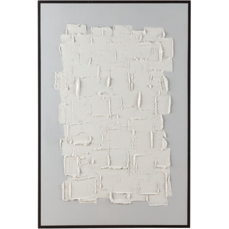 Lienzo 80X5X120 Blanco/Negro