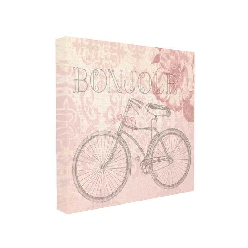 

Lienzo Bonjour Vintage (62 x 5 x 62 cm) (Reacondicionado C)